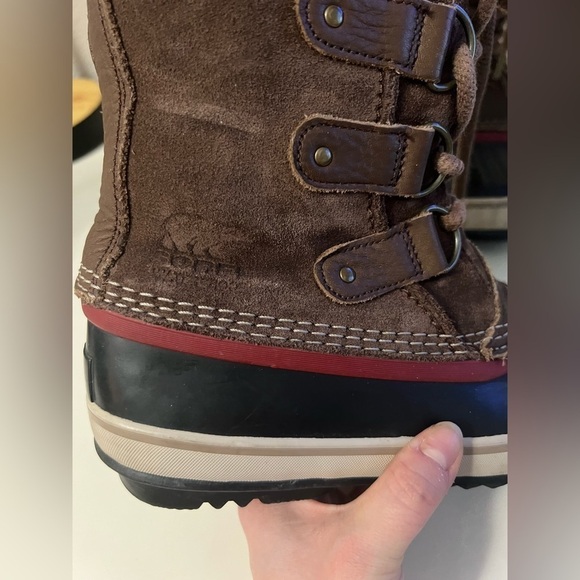 Sorel | Women's Joan Of‎ Arctic Boot Brown Leather Sz 6.5 NL2429-261 - Picture 6 of 7